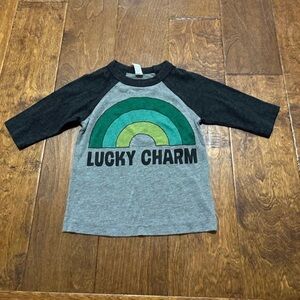 Rivet Apparel Co Lucky charm Raglan